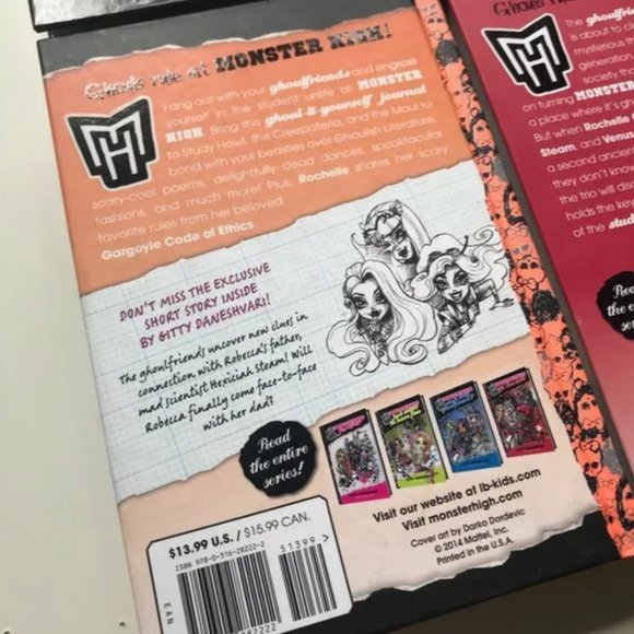 ❤️‍🔥 2 For $30 ❤️‍🔥 Monster High - Ghoul School Books #2, #3, #4, #4.5 - Picture 15 of 16